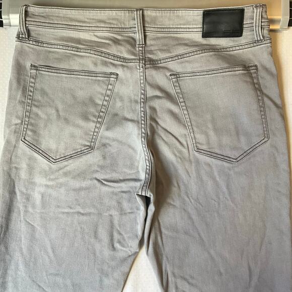 Liverpool Men Slim Jeans Size 36x30 Gray Mid Rise Modern Straight - Picture 10 of 11